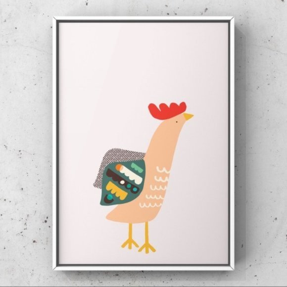 Animal graphic design art pint for nursery room - Picture 1 of 2